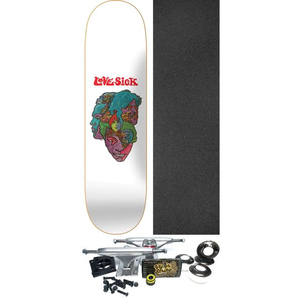 Lovesick Skateboards Alone Again Skateboard Deck - 8.5" x 32.125" - Complete Skateboard Bundle